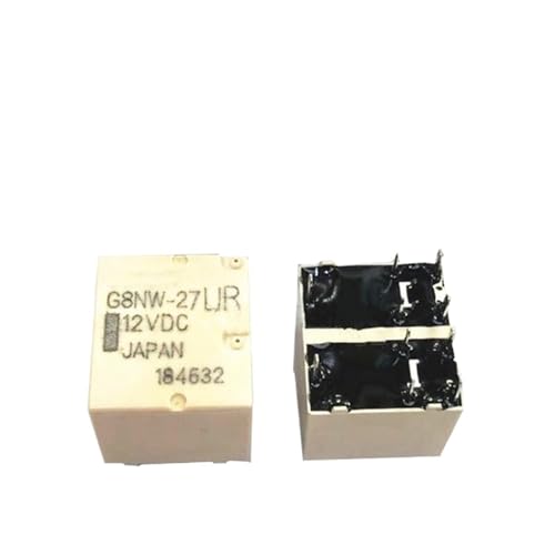 Relais G8NW-27UR 12VDC lot de 5 pièces pour circuits imprimés automobiles