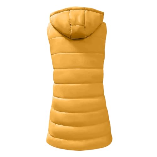 Ropa exterior clima frío chaleco acolchado ligero para mujer que busca confort térmico 3