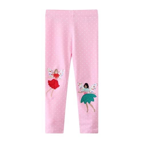 CM-Kid Leggings Casual Femminile Pantalones de Vestir, Rosa-4, 24 Meses Niñas bebés