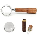 ONEMAXGO 51mm Bottomless Portafilter for CASABREWS CM5418 & 3700 Essential Espresso Machines, WDT Tool and Stainless Steel Single Wall Double Shot Filter Basket Included