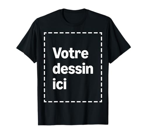 T-Shirt Personnalisé Avec Votre Image Sur Le Devant