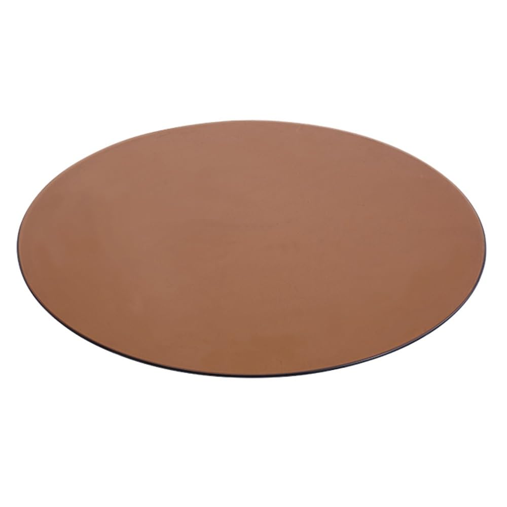 R Glas Couchtisch Ersatzplatte Runde Tischplatte 50-80cm 8mm Gehärtetes Glas DIY Esstisch Zubehör Modernes Design Perfekt für Wohnzimmer und Esszimmer
