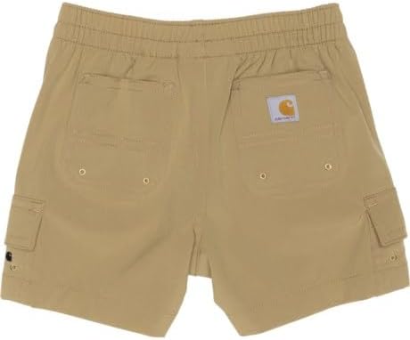 Carhartt Kid's CH8332 Rugged Flex™ Ripstop Work Short | Big Boys | Youth Medium (10/12) | Dark Khaki