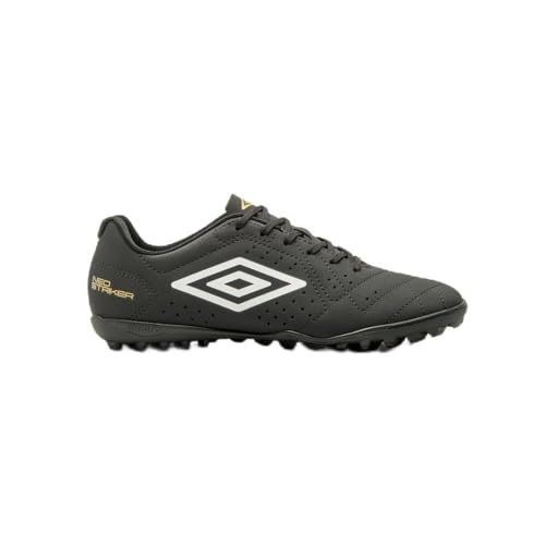 Chuteira Society, Neo Striker, Umbro, Masculina, Preto/Dourado/Branco, 37