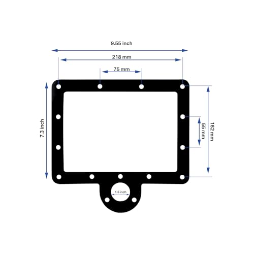 2 Skimmer Gaskets Fits for Doughboy Above Ground Pool Skimmers - Thumbnail 2