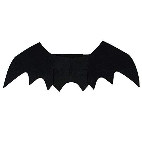 Baugger - Halloween Pet Bat Costume Cat Bat Traje para o Dia Das Bruxas Pet Fancy Dress para Gatos C