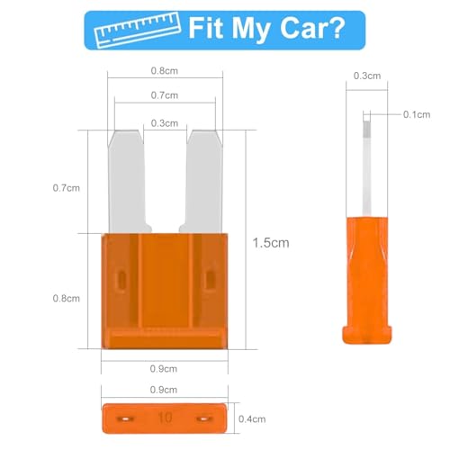 Image of KMH 5A Micro2 Fuse Kit Automotive Blade Fuses Kit for Car, Truck, RV, Boat, Motorcycle and Marine Vehicles | Circuit Breaker Protection Electronic Fuses Holder Safe Power Distribution, Pack of 5
