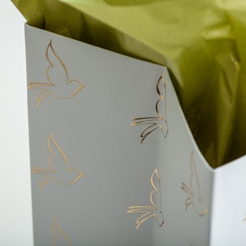 DaySpring Confirmation Communion Gold Cross Gift Bag - Medium