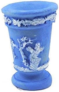 Melody Jane Dollhouse Wedgwood Blue Jasper Vase Miniature 1:12 Scale Accessory