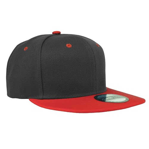 Image of Gelante Plain Blank Flat Brim Adjustable Snapback Baseball Caps LOT 6 Pack