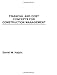Financial & Cost Concepts Const Manage