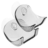 WOFASHPURET Rasiererhalter Mit Saugnapf Kunststoff Grau 2 Stück Manuell Bad Rasiererhalter Für Badezimmer Wand Rasierer Aufbewahrung Für Zuhause Und Salon