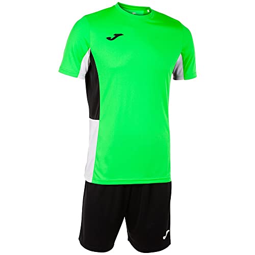 Joma Set danubio ii verde flúor negro blanco