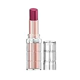 L'Oreal Paris Makeup Colour Riche Plump & Shine Lipstick, for Glossy, Radiant, Visibly Fuller Lips with an All-Day Moisturized Feel, Wild Fig Plump, 0.1 oz.