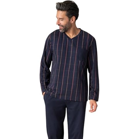 Eminence Men's Navy Plaid Pajama Set Cover