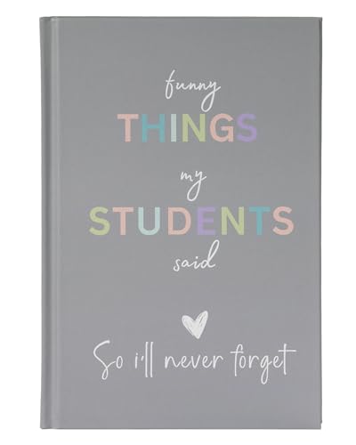 �搶�ւ̊��ӂ̃M�t�g�m�[�g�A�ʔ����搶�ւ̃M�t�g�A�uFunny Things My Students Said�v�W���[�i���A�n�[�h�J�o�[���n�t�����t�p�m�[�g�A�N���̐搶�ւ̊��ӃM�t�g�A8.3 x 5.5�C���`�A80�y�[�W
