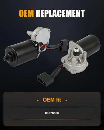 Image of ROADFAR Front Windshield Wiper Motor Compatible For 30NM Coast RH | Fit Motor W /S Wiper 30NM Coast RH|OEM:00076586|3 Pins