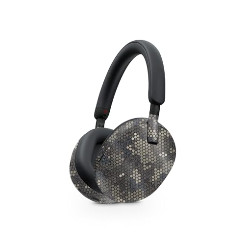 Image of MightySkins Glossy Glitter Skin Compatible with Sony WH-1000XM5 Headphones - Camo Dots | Protective, Durable High-Gloss Glitter Finish | Easy to Apply, Remove, and Change Styles