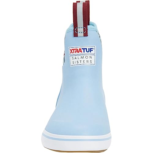 Xtratuf 6" Salmon Sisters Ankle Deck Boot- Women’s Light Blue/Blue Mermaid Life (Xwab-2Bm) #TOP2
