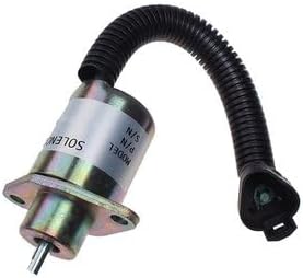 Fuel Stop Solenoid 2848A278 12V — Compatible With Perkins Hyster Engine Fits UB704 — Aftermarket Replacement