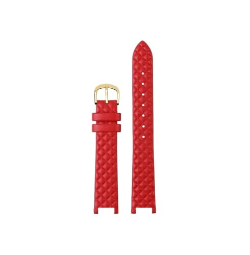 Bracelet de montre 16mm encoche cuir vache pour Versace SCD010016 femme