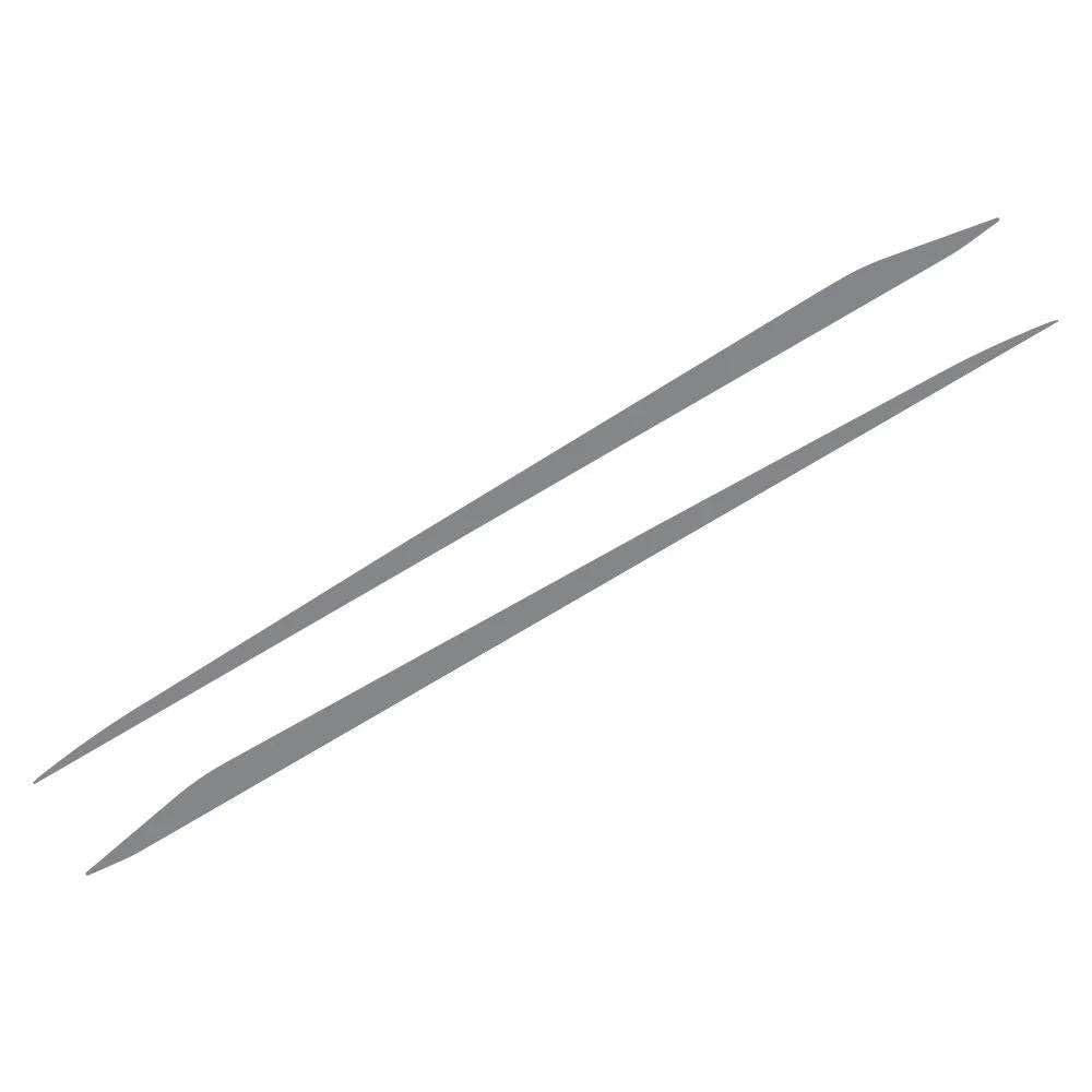 2PCS Car Side Door Skirt Stickers Racing Stripe Style DIY Decals,for Honda Civic FK7 FK8 Si FL5 Type R Auto Decor Accessories