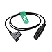 HangTon XLR 4 Pin Female D-tap Power Cable for Sony F3 F5 Venice, Canon C300 III C700, Blackmagic URSA Mini Camera, SmallHD 1703 Monitor 1 m