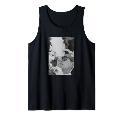JFK Fumar con sombras | John F. Kennedy Premium Camiseta sin Mangas