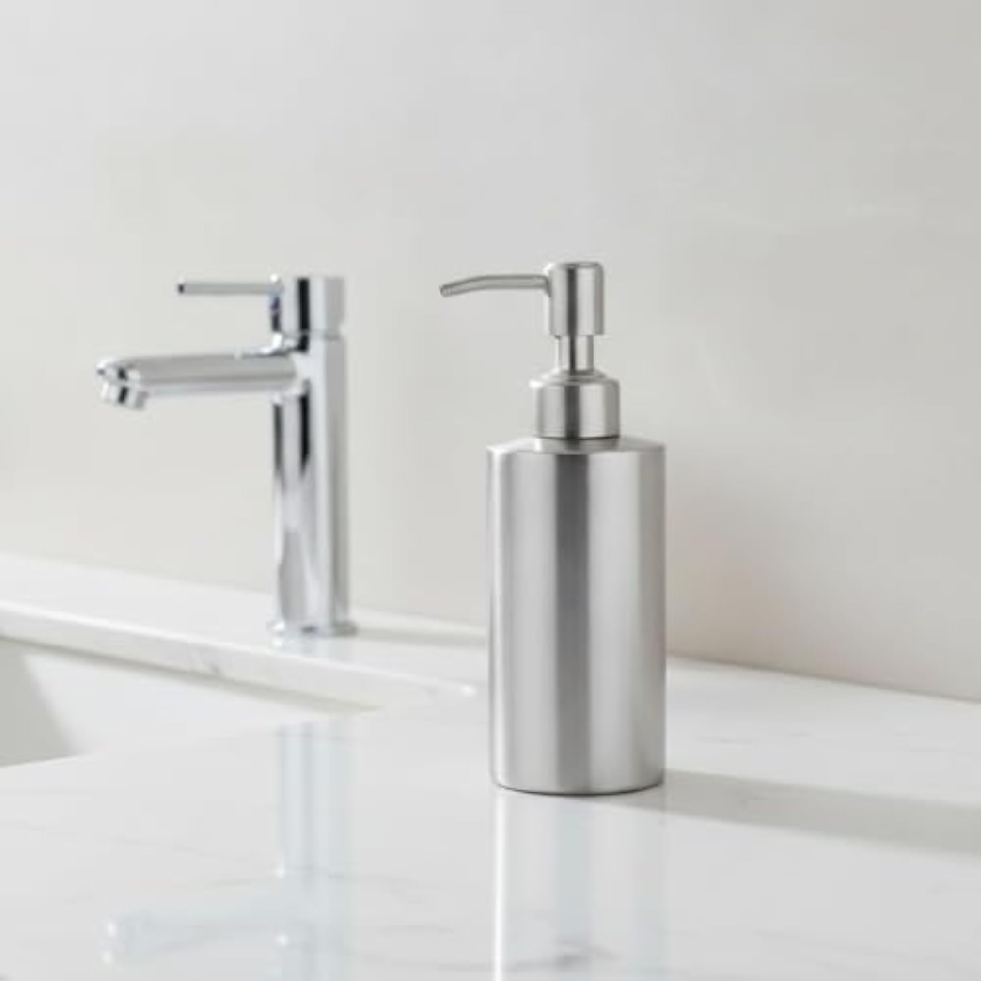 Stainless Steel Minimalist Lotion Bottle with Pump