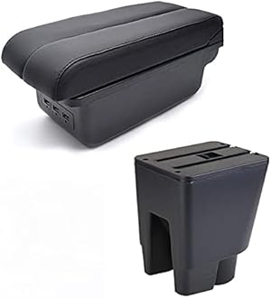 WXHBJ for Toyota Etios Liva. Car Armrest Leather Arm Rest Styling Storage Box Center Console Accessories Decoration Interior Auto Sturdy (Color : 5)