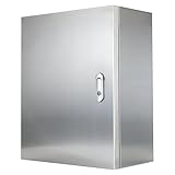 Electrical Box, 304 Stainless Steel Power Distribution Box, with Removable Galvanized Base Plate, for Outdoor Use(50x25x60CM/20x10x24IN)