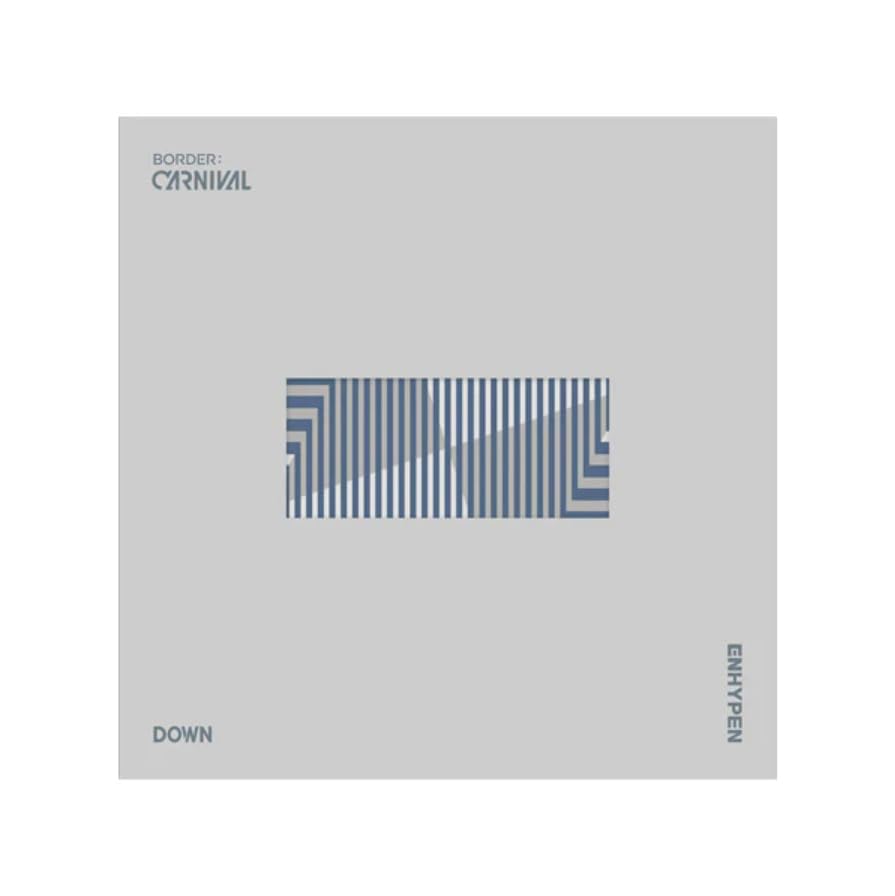 ENHYPEN Border Carnaval Down Version Album KPOP Complet pour Éviter les Contrefaçons