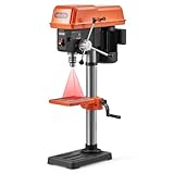 VEVOR 10-Inch Benchtop Drill Press, 5 Amp, 0.8 HP 600W Bench...
