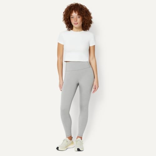 Mallas de yoga que no se bajan de talle alto tobilleras y tejido ultrasuave para mujer 5
