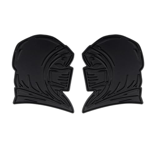 Image of Ninja Emblem, Custom 3D Car Badge - Universal Exterior Accessories for Car, Truck, SUV, Motorcycle (Set of 2) (Matte Black)