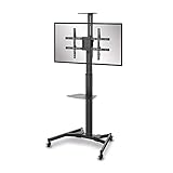 PureMounts PM-CART-70B TV Standfuß für LCD/LED/Plasma Bildschirme von 94-178 cm (37-70 Zoll) schwarz