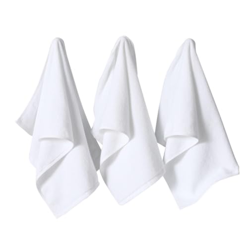 Kisangel 4 toallas faciales de algodón de color gruesas 35x75cm de baño
