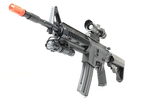 BBTac Airsoft Package Striker Airsoft Rifle Gun, Pump Action Shotgun, Pistols and BBS, Ready to Play Starter Set Loadout