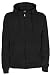 Produktbild SUMG Apparel Unisex Kapuzenjacke Kapuzen Sweat-Jacke 'Basic Hooded Zipper' (XXL, schwarz)