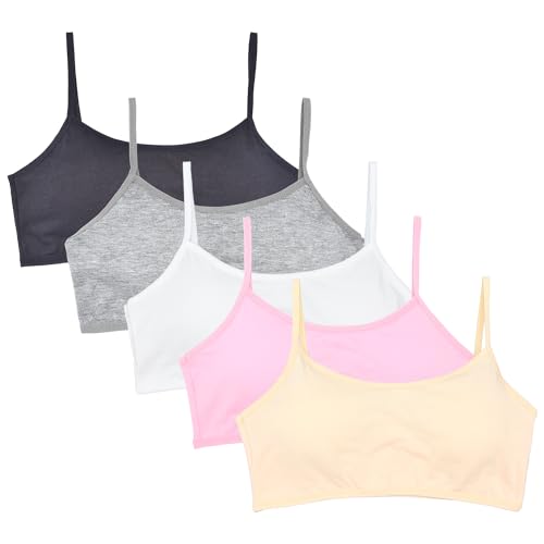 Girls Cami Bra and Boyshort Underwear Set with Removable Padding 12 Pieces2