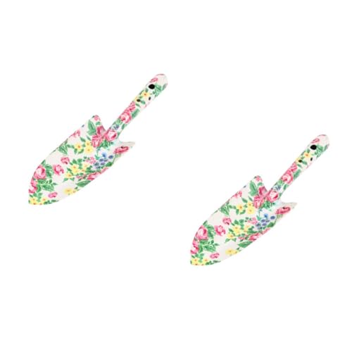 ibasenice 2 Pezzi pala per terreno con stampa da giardinaggio bordo strumenti da giardinaggio kit giardinaggio kit da giardinaggio pala da scavo pesante Strumenti da giardino ferro da stiro