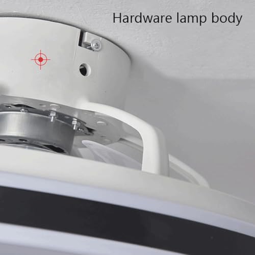 Ventilador de techo invisible con luz para eliminar el calor y el ruido en espacios reducidos 6
