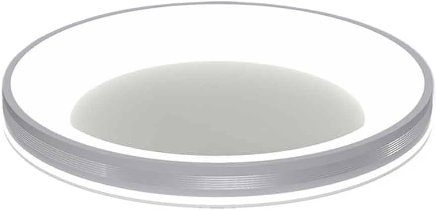 Plafonnier LED de chambre anti-éblouissement plat et économique gris