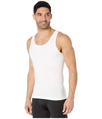 Spanx For Men Cotton Compression Tank White Sm (34-36) #TOP1