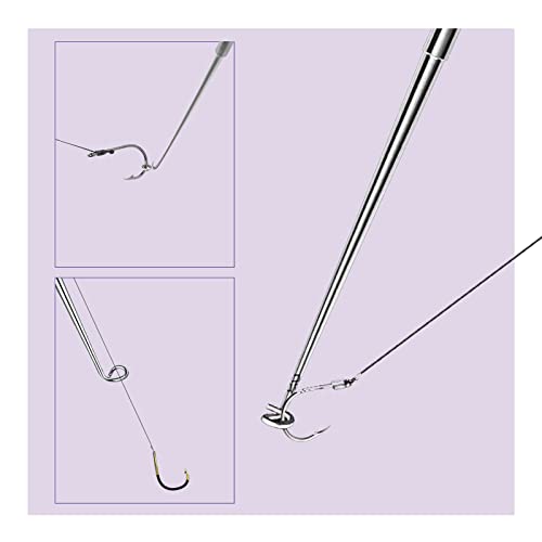 4 Pack Fishing Hook Quick Removal Device, Angelhaken-Entferner-Werkzeuge, Angelhaken-Entfernungs-Werkzeug-Kit… – Bild 7