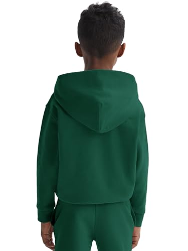 Image of Haloumoning Boys 2 Piece Outfits Sweatsuits Long Sleeve Pullover Hoodie and Sweatpants Tracksuit Set 5-14 Years