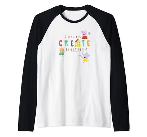 Peppa Pig cadeau d'anniversaire original avec ce t-shirt baseball coloré