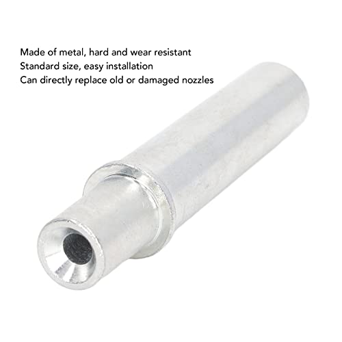 Orenic Metal Sandblasting Gun Nozzle 1/4 NPT Intake - Replacement Nozzle for AS118 Sandblaster Kit, Universal Size Sandblasting Tips, Essential Sand Blaster Gun Accessory, Sand Blaster Nozzle Kit