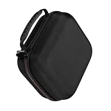 Funda de transporte ligera con organizador de auriculares reforzado que no raya, con gran espacio para MDR-MV1, funda protectora fuerte con acolchado interior suave y almacenamiento portátil