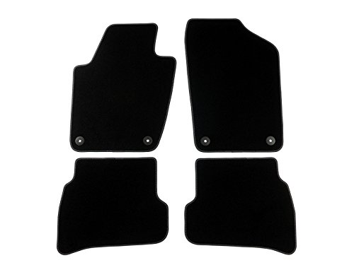 TEXER Tapis de Voiture en Velours pour Volkswagen Polo V 6R 6C 2009-2017 Confort